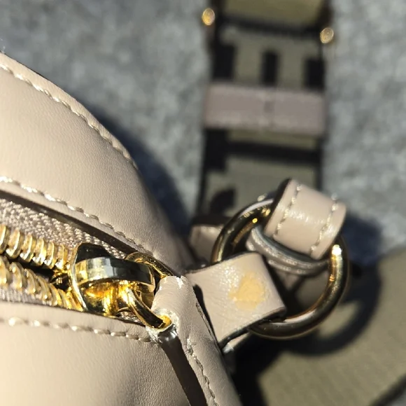 Stella McCartney Beige Crossbody with Logo Strap - Picture 8 of 13